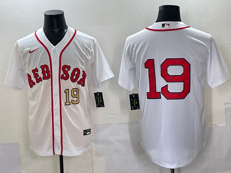 Men 2025 Boston Red Sox #19 Anthony white Nike MLB Jersey style 015